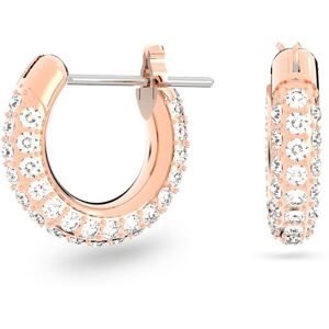 Swarovski Anneaux d'oreilles Dextera, Pavé, Petites, Blanches, Doré à l’or rose 18 carats (750/1000) OS - Publicité Swarovski Anneaux d'oreilles Dextera, Pavé, Petites, Blanches, Doré à l’or rose 18 carats (750/1000) OS - Publicité