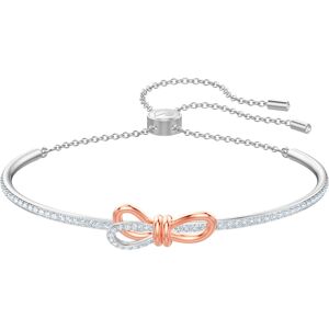 Swarovski Bracelet-jonc Lifelong Bow, Nœud, Blanc, Finition mix de métal OS - Publicité Swarovski Bracelet-jonc Lifelong Bow, Nœud, Blanc, Finition mix de métal OS - Publicité