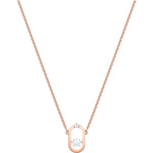 Swarovski Collier Una, Taille ronde, Forme ovale, Blanc, Doré à l’or rose 18 carats (750/1000) OS - Publicité Swarovski Collier Una, Taille ronde, Forme ovale, Blanc, Doré à l’or rose 18 carats (750/1000) OS - Publicité