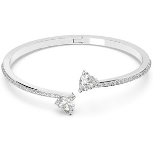 Swarovski Bracelet-jonc Mesmera, Cœur, Blanc, Métal rhodié L - Publicité Swarovski Bracelet-jonc Mesmera, Cœur, Blanc, Métal rhodié L - Publicité