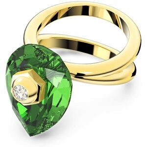 Swarovski Bague Numina, Taille poire, Verte, Placage de ton or 52 - Publicité Swarovski Bague Numina, Taille poire, Verte, Placage de ton or 52 - Publicité