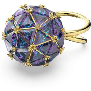 Swarovski Bague cocktail Curiosa, Taille Triangle, Bleues, Placage de ton or 50 - Publicité Swarovski Bague cocktail Curiosa, Taille Triangle, Bleues, Placage de ton or 50 - Publicité