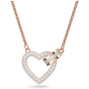 Swarovski Collier Lovely, Cœur, Blanc, Doré à l’or rose 18 carats (750/1000) OS - Publicité Swarovski Collier Lovely, Cœur, Blanc, Doré à l’or rose 18 carats (750/1000) OS - Publicité