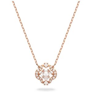 Swarovski Collier Una, Trèfle à quatre feuilles, Blanc, Doré à l’or rose 18 carats (750/1000) OS - Publicité Swarovski Collier Una, Trèfle à quatre feuilles, Blanc, Doré à l’or rose 18 carats (750/1000) OS - Publicité