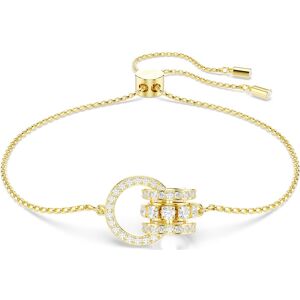 Swarovski Bracelet Hyperbola, Boucle entrelacée, Blanc, Doré à l’or 18 carats (750/1000) OS - Publicité Swarovski Bracelet Hyperbola, Boucle entrelacée, Blanc, Doré à l’or 18 carats (750/1000) OS - Publicité