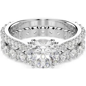 Swarovski Bague Stilla, Parure (2), Taille Rond, Blanche, Métal rhodié 60 - Publicité Swarovski Bague Stilla, Parure (2), Taille Rond, Blanche, Métal rhodié 60 - Publicité
