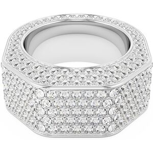 Swarovski Bague cocktail Dextera, Forme octogonale, Pavé, Blanche, Métal rhodié 52 - Publicité Swarovski Bague cocktail Dextera, Forme octogonale, Pavé, Blanche, Métal rhodié 52 - Publicité