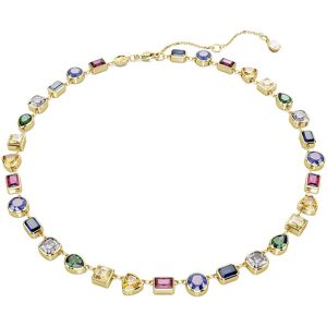 Swarovski Collier Imber, Tailles variées, Multicolore, Doré à l’or 18 carats (750/1000) OS - Publicité Swarovski Collier Imber, Tailles variées, Multicolore, Doré à l’or 18 carats (750/1000) OS - Publicité