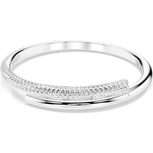 Swarovski Bracelet-jonc Dextera, Fermoir magnétique, Blanc, Métal rhodié S - Publicité Swarovski Bracelet-jonc Dextera, Fermoir magnétique, Blanc, Métal rhodié S - Publicité