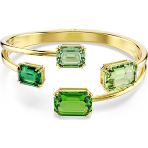 Swarovski Bracelet-jonc Millenia, Taille octogonale, Vert, Doré à l’or 18 carats (750/1000) L - Publicité Swarovski Bracelet-jonc Millenia, Taille octogonale, Vert, Doré à l’or 18 carats (750/1000) L - Publicité