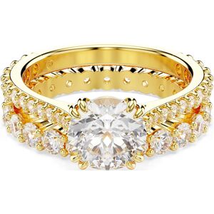 Swarovski Bague Stilla, Parure (2), Taille Rond, Blanche, Doré à l’or 18 carats (750/1000) 60 - Publicité Swarovski Bague Stilla, Parure (2), Taille Rond, Blanche, Doré à l’or 18 carats (750/1000) 60 - Publicité