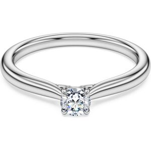 Swarovski Bague solitaire Eternity, Diamants de synthèse 0,25 ct tw, Forme ronde, Argent sterling 50 - Publicité Swarovski Bague solitaire Eternity, Diamants de synthèse 0,25 ct tw, Forme ronde, Argent sterling 50 - Publicité