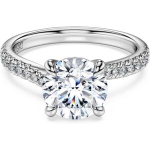 Swarovski Bague solitaire Eternity, Diamants de synthèse 2,25 ct tw, Forme ronde, Or blanc 18 carats 60 - Publicité Swarovski Bague solitaire Eternity, Diamants de synthèse 2,25 ct tw, Forme ronde, Or blanc 18 carats 60 - Publicité