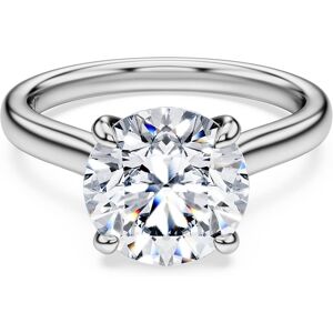 Swarovski Bague solitaire Eternity, Diamants de synthèse 3 ct tw, Forme ronde, Or blanc 18 carats 60 - Publicité Swarovski Bague solitaire Eternity, Diamants de synthèse 3 ct tw, Forme ronde, Or blanc 18 carats 60 - Publicité