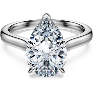 Swarovski Bague solitaire Eternity, Diamants créés en laboratoire 3 ct tw, Taille poire, Or blanc 18 carats 55 - Publicité Swarovski Bague solitaire Eternity, Diamants créés en laboratoire 3 ct tw, Taille poire, Or blanc 18 carats 55 - Publicité