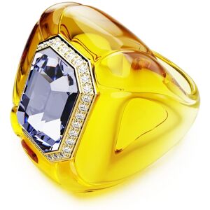 Swarovski Bague cocktail Dulcis, Taille coussin, Pavé, Jaune 52 - Publicité Swarovski Bague cocktail Dulcis, Taille coussin, Pavé, Jaune 52 - Publicité