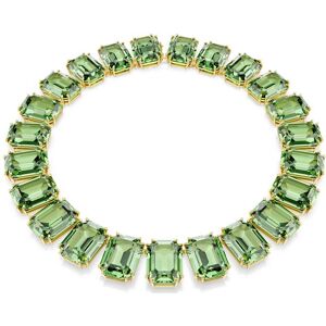 Swarovski Collier Millenia, Cristaux oversize, Taille octogonale, Vert, Doré à l’or 18 carats (750/1000) OS - Publicité Swarovski Collier Millenia, Cristaux oversize, Taille octogonale, Vert, Doré à l’or 18 carats (750/1000) OS - Publicité