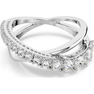 Swarovski Bague Hyperbola, Tailles variées, Blanche, Finition argentée 58 - Publicité Swarovski Bague Hyperbola, Tailles variées, Blanche, Finition argentée 58 - Publicité