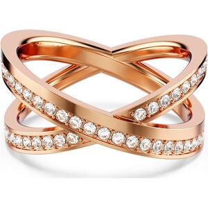 Swarovski Bague Delta, Taille ronde, Blanche, Doré à l’or rose 18 carats (750/1000) 52 - Publicité Swarovski Bague Delta, Taille ronde, Blanche, Doré à l’or rose 18 carats (750/1000) 52 - Publicité
