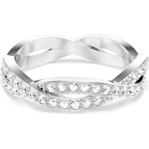 Swarovski Bague Infinity, Taille ronde, Blanche, Métal rhodié 58 - Publicité Swarovski Bague Infinity, Taille ronde, Blanche, Métal rhodié 58 - Publicité