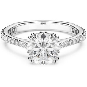 Swarovski Bague cocktail Stilla, Taille ronde, Pavé, Blanche, Finition argentée 60 - Publicité Swarovski Bague cocktail Stilla, Taille ronde, Pavé, Blanche, Finition argentée 60 - Publicité