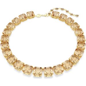 Swarovski Collier Millenia, Taille octogonale, Caramel, Doré à l’or 18 carats (750/1000) OS - Publicité Swarovski Collier Millenia, Taille octogonale, Caramel, Doré à l’or 18 carats (750/1000) OS - Publicité