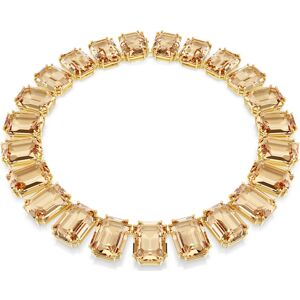 Swarovski Collier Millenia, Cristaux oversize, Taille octogonale, Caramel, Doré à l’or 18 carats (750/1000) OS - Publicité Swarovski Collier Millenia, Cristaux oversize, Taille octogonale, Caramel, Doré à l’or 18 carats (750/1000) OS - Publicité