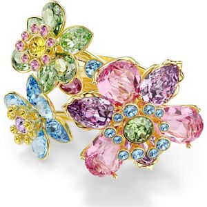 Swarovski Bague Idyllia, Tailles variées, Fleur, Multicolore, Doré à l’or 18 carats (750/1000) 50 - Publicité Swarovski Bague Idyllia, Tailles variées, Fleur, Multicolore, Doré à l’or 18 carats (750/1000) 50 - Publicité