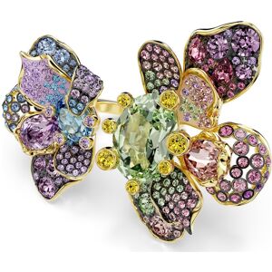 Swarovski Bague Idyllia, Tailles variées, Pavé, Fleur, Multicolore, Doré à l’or 18 carats (750/1000) 58 - Publicité Swarovski Bague Idyllia, Tailles variées, Pavé, Fleur, Multicolore, Doré à l’or 18 carats (750/1000) 58 - Publicité