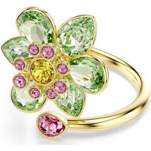 Swarovski Bague ouverte Idyllia, Tailles variées, Fleur, Verte, Doré à l’or 18 carats (750/1000) 52 - Publicité Swarovski Bague ouverte Idyllia, Tailles variées, Fleur, Verte, Doré à l’or 18 carats (750/1000) 52 - Publicité