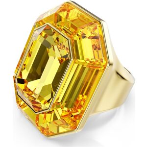 Swarovski Bague cocktail Lucent, Forme octogonale, Jaune, Placage de ton or 52 - Publicité Swarovski Bague cocktail Lucent, Forme octogonale, Jaune, Placage de ton or 52 - Publicité