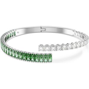 Swarovski Bracelet-jonc Matrix, Tailles variées, Vert, Métal rhodié S - Publicité Swarovski Bracelet-jonc Matrix, Tailles variées, Vert, Métal rhodié S - Publicité