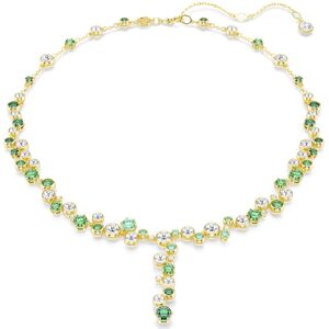 Swarovski Collier en Y Constella, Tailles variées, Vert, Doré à l’or 18 carats (750/1000) OS - Publicité Swarovski Collier en Y Constella, Tailles variées, Vert, Doré à l’or 18 carats (750/1000) OS - Publicité
