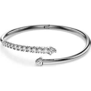 Swarovski Bracelet-jonc Sublima, Blanc, Métal plaqué ruthénium S - Publicité Swarovski Bracelet-jonc Sublima, Blanc, Métal plaqué ruthénium S - Publicité
