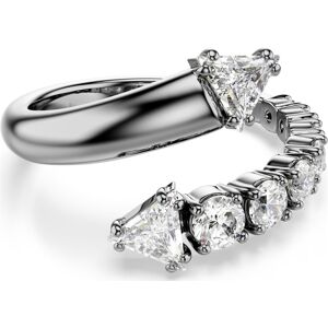 Swarovski Bague ouverte Sublima, Tailles variées, Blanche, Métal plaqué ruthénium 52 - Publicité Swarovski Bague ouverte Sublima, Tailles variées, Blanche, Métal plaqué ruthénium 52 - Publicité