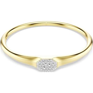 Swarovski Bracelet-jonc Dextera, Taille ronde, Blanc, Doré à l’or 18 carats (750/1000) S - Publicité Swarovski Bracelet-jonc Dextera, Taille ronde, Blanc, Doré à l’or 18 carats (750/1000) S - Publicité