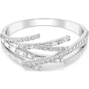 Swarovski Bracelet-jonc Matrix, Tailles variées, Blanc, Métal rhodié S - Publicité Swarovski Bracelet-jonc Matrix, Tailles variées, Blanc, Métal rhodié S - Publicité