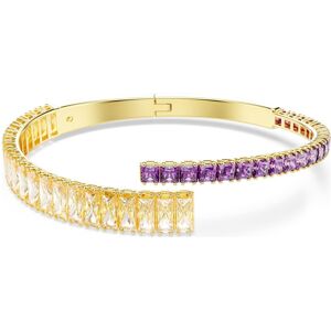 Swarovski Bracelet-jonc Matrix, Tailles variées, Multicolore, Doré à l’or 18 carats (750/1000) L - Publicité Swarovski Bracelet-jonc Matrix, Tailles variées, Multicolore, Doré à l’or 18 carats (750/1000) L - Publicité