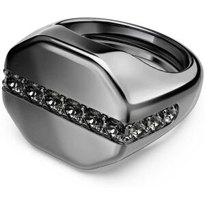 Swarovski Bague Dextera, Forme octogonale, Taille ronde, Noire, Métal plaqué ruthénium 50-55 - Publicité Swarovski Bague Dextera, Forme octogonale, Taille ronde, Noire, Métal plaqué ruthénium 50-55 - Publicité