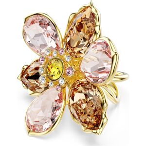 Swarovski Bague avec motif Idyllia, Tailles variées, Fleur, Multicolore, Doré à l’or 18 carats (750/1000) 58 - Publicité Swarovski Bague avec motif Idyllia, Tailles variées, Fleur, Multicolore, Doré à l’or 18 carats (750/1000) 58 - Publicité