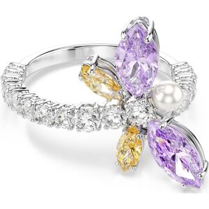 Bague avec motif Ariana Grande x Swarovski, Tailles variées, Libellule, Multicolore, Métal rhodié 55 - Publicité Bague avec motif Ariana Grande x Swarovski, Tailles variées, Libellule, Multicolore, Métal rhodié 55 - Publicité