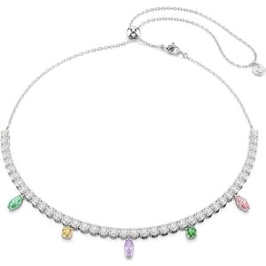 Collier Ariana Grande x Swarovski, Tailles variées, Multicolore, Métal rhodié OS - Publicité Collier Ariana Grande x Swarovski, Tailles variées, Multicolore, Métal rhodié OS - Publicité