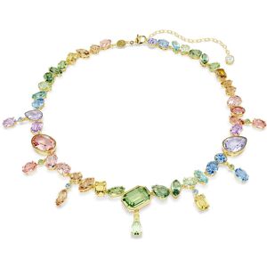 Swarovski Collier Gema, Tailles variées, Cristaux suspendus, Multicolore, Doré à l’or 18 carats (750/1000) OS - Publicité Swarovski Collier Gema, Tailles variées, Cristaux suspendus, Multicolore, Doré à l’or 18 carats (750/1000) OS - Publicité