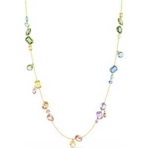 Swarovski Sautoir Gema, Tailles variées, Multicolore, Doré à l’or 18 carats (750/1000) OS - Publicité Swarovski Sautoir Gema, Tailles variées, Multicolore, Doré à l’or 18 carats (750/1000) OS - Publicité