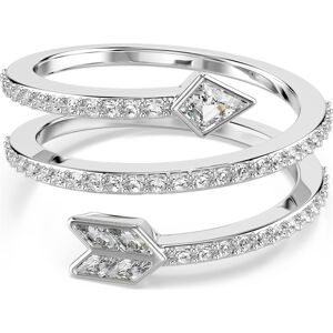 Swarovski Bague avec motif Idyllia, Tailles variées, Flèche, Blanche, Métal rhodié 58 - Publicité Swarovski Bague avec motif Idyllia, Tailles variées, Flèche, Blanche, Métal rhodié 58 - Publicité