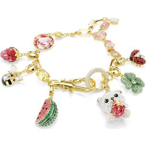 Swarovski Bracelet Idyllia, Tailles variées, Motifs mélangés, Multicolore, Doré à l’or 18 carats (750/1000) OS - Publicité Swarovski Bracelet Idyllia, Tailles variées, Motifs mélangés, Multicolore, Doré à l’or 18 carats (750/1000) OS - Publicité