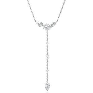 Swarovski Collier en Y Galaxy, Diamants de synthèse 0,7 ct tw, Formes variées, Argent sterling OS - Publicité Swarovski Collier en Y Galaxy, Diamants de synthèse 0,7 ct tw, Formes variées, Argent sterling OS - Publicité