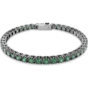Swarovski Bracelet Tennis Matrix, Taille ronde, Vert, Métal plaqué ruthénium S - Publicité Swarovski Bracelet Tennis Matrix, Taille ronde, Vert, Métal plaqué ruthénium S - Publicité