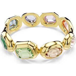 Swarovski Manchette Gema, Cristaux oversize, Tailles variées, Multicolore, Doré à l’or 18 carats (750/1000) S - Publicité Swarovski Manchette Gema, Cristaux oversize, Tailles variées, Multicolore, Doré à l’or 18 carats (750/1000) S - Publicité