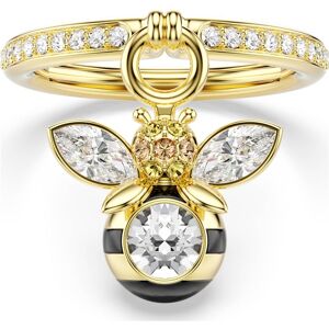 Swarovski Bague avec motif Idyllia, Tailles variées, Abeille, Multicolore, Doré à l’or 18 carats (750/1000) 50-55 - Publicité Swarovski Bague avec motif Idyllia, Tailles variées, Abeille, Multicolore, Doré à l’or 18 carats (750/1000) 50-55 - Publicité
